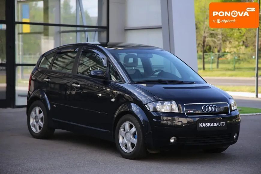 Audi A2, 2002 г., Бензин, 203 тыс. км, Хетчбек, Синий, Харьков AT-10416983 фото