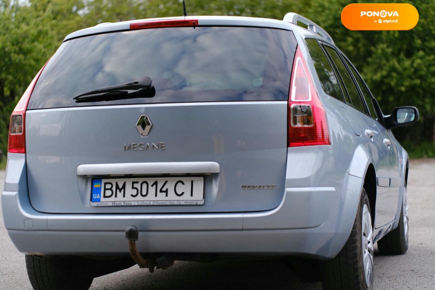 Renault Megane, 2007, Газ пропан-бутан / Бензин, 1.6 л., 200 тыс. км, Универсал, Синий, Ромни Cars-Pr-68843 фото