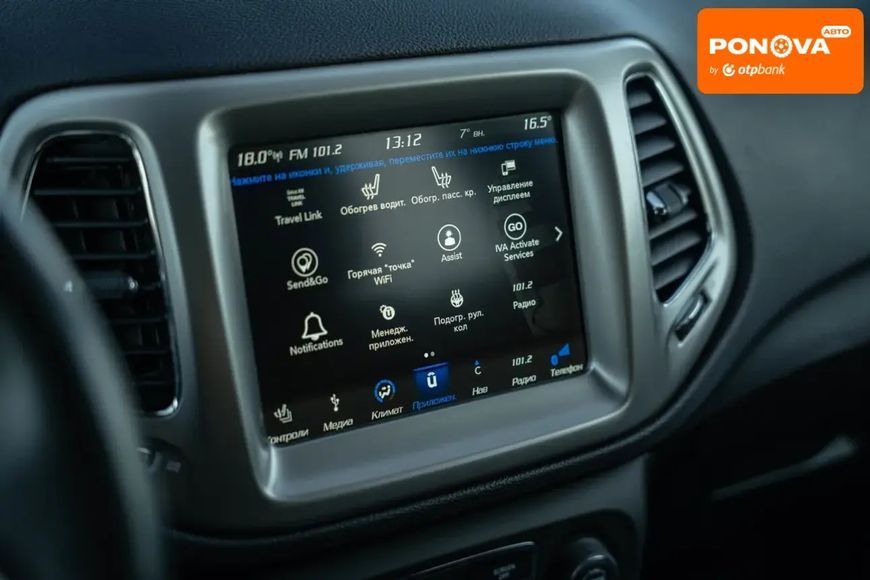 Jeep Compass, 2018 г., Бензин, 97 тыс. км, Внедорожник / Кроссовер, Синий, Черновцы AT-10405032 фото