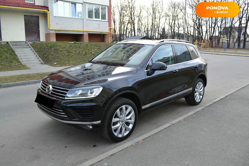 Volkswagen Touareg, 2015, Дизель, 3 л., 156 тис. км, Позашляховик / Кросовер, Чорний, Київ Cars-Pr-68905 фото