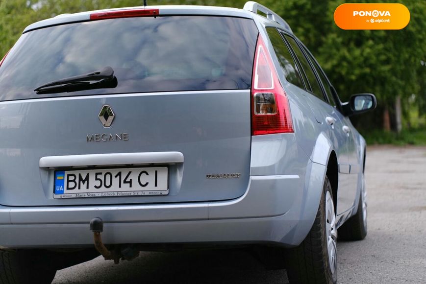 Renault Megane, 2007, Газ пропан-бутан / Бензин, 1.6 л., 200 тыс. км, Универсал, Синий, Ромни Cars-Pr-68843 фото