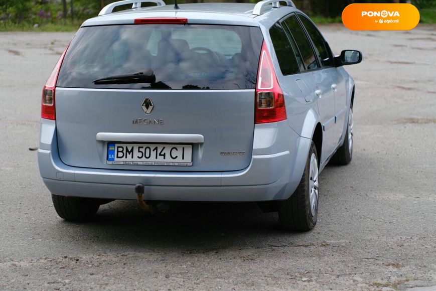 Renault Megane, 2007, Газ пропан-бутан / Бензин, 1.6 л., 200 тыс. км, Универсал, Синий, Ромни Cars-Pr-68843 фото