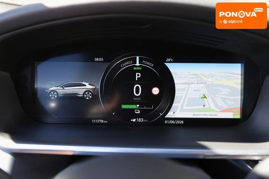 Jaguar I-Pace, 2018 г., Електро, 111 тыс. км, Внедорожник / Кроссовер, Чорный, Киев AT-10418952 фото
