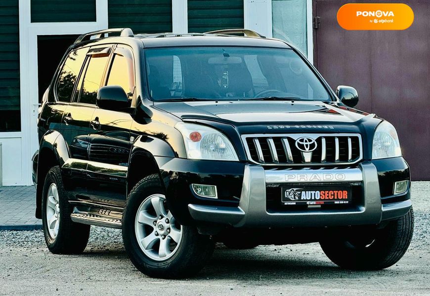 Toyota Land Cruiser Prado, 2006, Газ пропан-бутан / Бензин, 4 л., 175 тис. км, Позашляховик / Кросовер, Чорний, Харків 108819 фото