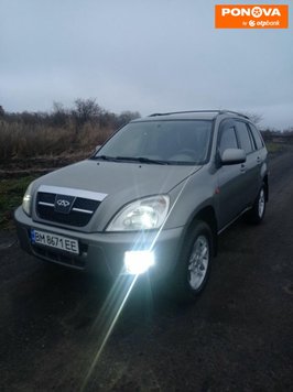 Chery Tiggo, 2008, Бензин, 2 л., 87 тис. км, Позашляховик / Кросовер, Бежевий, Суми Cars-Pr-266508 фото