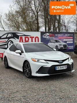 Toyota Camry, 2021 р., Гібрид (HEV), 96 тис. км, Седан, Білий, Черкаси AT-10414229 фото