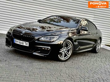 BMW 6 Series, 2014, Бензин, 3 л., 129 тис. км, Купе, Чорний, Одеса Cars-Pr-75575 фото