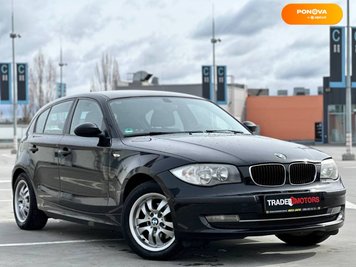 BMW 1 Series, 2008, Дизель, 2 л., 265 тыс. км, Хетчбек, Чорный, Киев 102560 фото