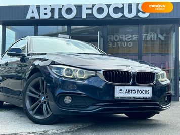 BMW 4 Series, 2017, Бензин, 2 л., 145 тис. км, Купе, Синій, Київ 111281 фото