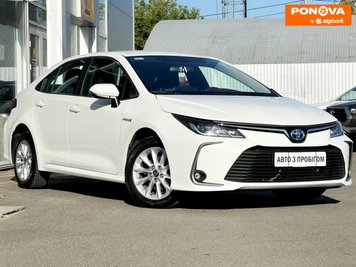 Toyota Corolla, 2020, Гібрид (HEV), 1.8 л., 69 тис. км, Седан, Білий, Київ 278288 фото