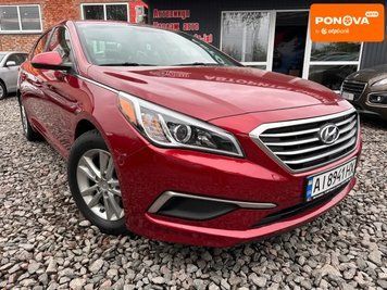 Hyundai Sonata, 2015 р., Бензин, 168 тис. км, Седан, Червоний, Сміла AT-10417124 фото