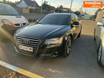 Audi A8, 2012, Бензин, 3 л., 147 тис. км, Седан, Чорний, Харків Cars-Pr-262766 фото