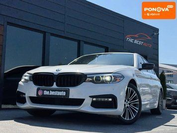 BMW 5 Series, 2018 р., Бензин, 193 тис. км, Седан, Білий, Рівне AT-10424627 фото
