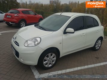 Nissan Micra, 2014, Бензин, 1.2 л., 85 тис. км, Хетчбек, Білий, Київ Cars-Pr-267268 фото