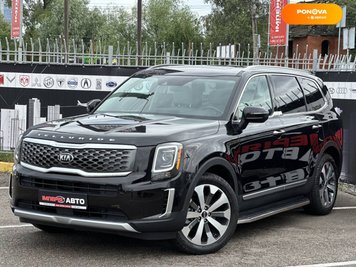 Kia Telluride, 2020, Бензин, 3.78 л., 9 тис. км, Позашляховик / Кросовер, Чорний, Київ 97680 фото