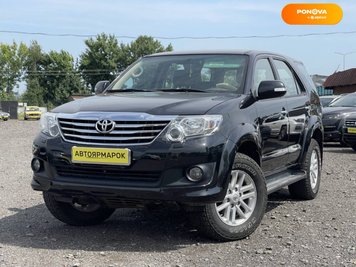 Toyota Fortuner, 2012, Дизель, 3 л., 221 тис. км, Позашляховик / Кросовер, Чорний, Ужгород 102705 фото