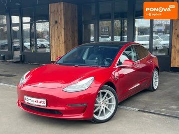 Tesla Model 3, 2018 р., Електро, 57 тис. км, Ліфтбек, Червоний, Вінниця AT-10415698 фото