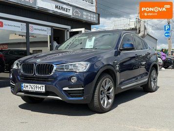 BMW X4, 2014 р., Бензин, 196 тис. км, Позашляховик / Кросовер, Синій, Житомир AT-10421426 фото