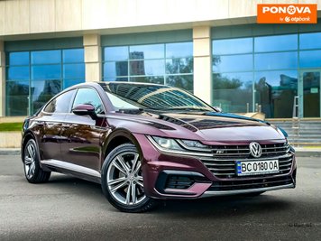 Volkswagen Arteon, 2017, Бензин, 2 л., 233 тис. км, Ліфтбек, Червоний, Дніпро (Дніпропетровськ) Cars-Pr-266431 фото