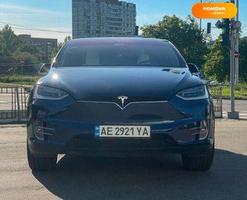 Tesla Model X, 2017, Електро, 79 тис. км, Позашляховик / Кросовер, Синій, Київ Cars-Pr-60309 фото