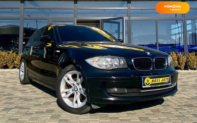 BMW 1 Series, 2009, Бензин, 2 л., 262 тис. км, Хетчбек, Чорний, Мукачево 30153 фото