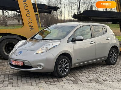 Nissan Leaf, 2015, Електро, 125 тис. км, Хетчбек, Сірий, Львів 7599 фото