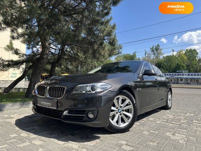 BMW 5 Series, 2014, Бензин, 2 л., 119 тис. км, Седан, Коричневий, Дніпро (Дніпропетровськ) 46726 фото