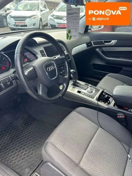 Audi A6, 2008 р., Бензин, 205 тис. км, Седан, Сірий, Запоріжжя AT-10415817 фото