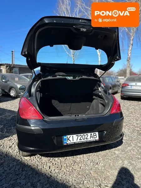 Peugeot 308, 2008 р., Бензин, 291 тис. км, Хетчбек, Чорний, Сміла AT-10411865 фото