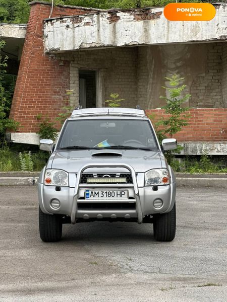 Nissan Navara, 2002, Дизель, 2.5 л., 213 тис. км, Пікап, Сірий, Житомир Cars-Pr-54980 фото