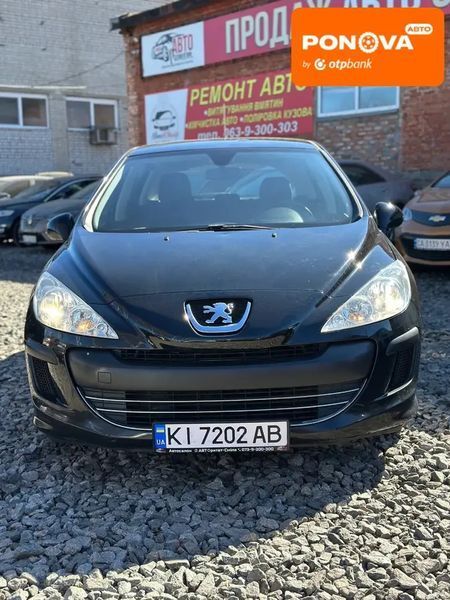 Peugeot 308, 2008 р., Бензин, 291 тис. км, Хетчбек, Чорний, Сміла AT-10411865 фото