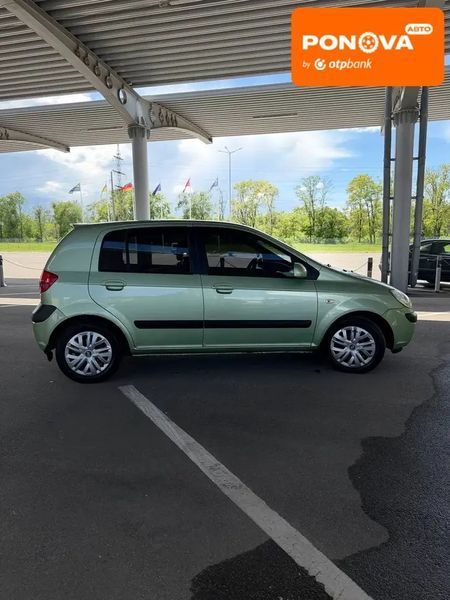 Hyundai Getz, 2006 г., Газ пропан-бутан / Бензин, 144 тыс. км, Хетчбек, Зеленый, Запорожье AT-10418833 фото