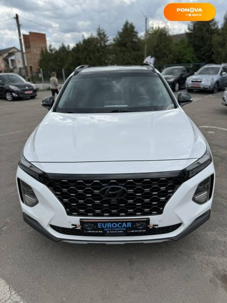 Hyundai Santa FE, 2019, Дизель, 2.2 л., 158 тис. км, Позашляховик / Кросовер, Білий, Дубно 44347 фото