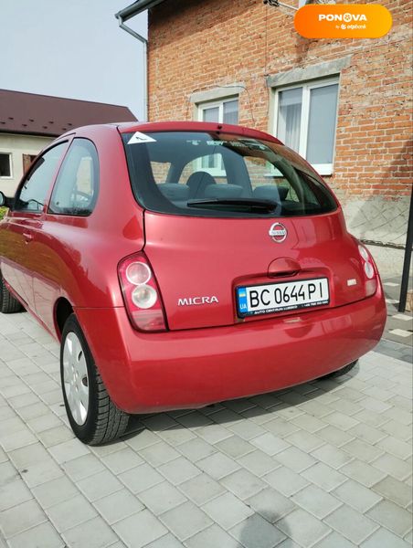 Nissan Micra, 2004, Бензин, 1.25 л., 204 тис. км, Хетчбек, Червоний, Пустомити Cars-Pr-68036 фото