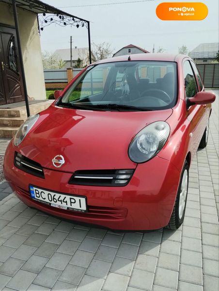 Nissan Micra, 2004, Бензин, 1.25 л., 204 тис. км, Хетчбек, Червоний, Пустомити Cars-Pr-68036 фото