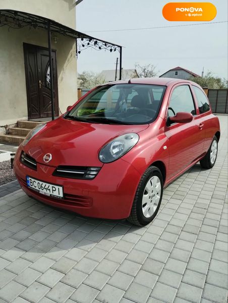 Nissan Micra, 2004, Бензин, 1.25 л., 204 тис. км, Хетчбек, Червоний, Пустомити Cars-Pr-68036 фото