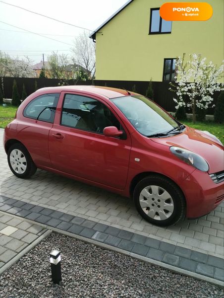 Nissan Micra, 2004, Бензин, 1.25 л., 204 тис. км, Хетчбек, Червоний, Пустомити Cars-Pr-68036 фото