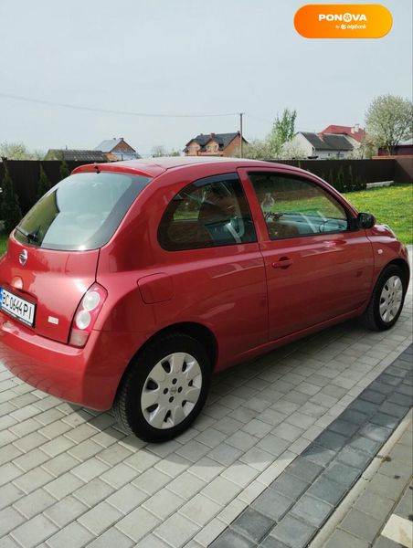 Nissan Micra, 2004, Бензин, 1.25 л., 204 тис. км, Хетчбек, Червоний, Пустомити Cars-Pr-68036 фото