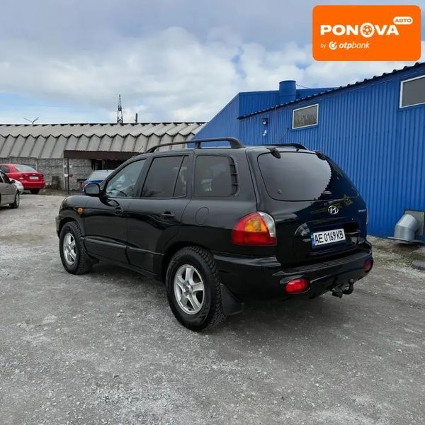 Hyundai Santa FE, 2003 г., Газ пропан-бутан / Бензин, 123 тыс. км, Внедорожник / Кроссовер, Чорный, Днепр (Днепропетровск) AT-10414687 фото