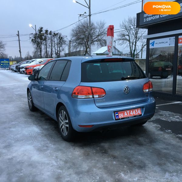 Volkswagen Golf VI, 2010, Бензин, 1.4 л., 185 тис. км, Хетчбек, Синій, Житомир 5292 фото