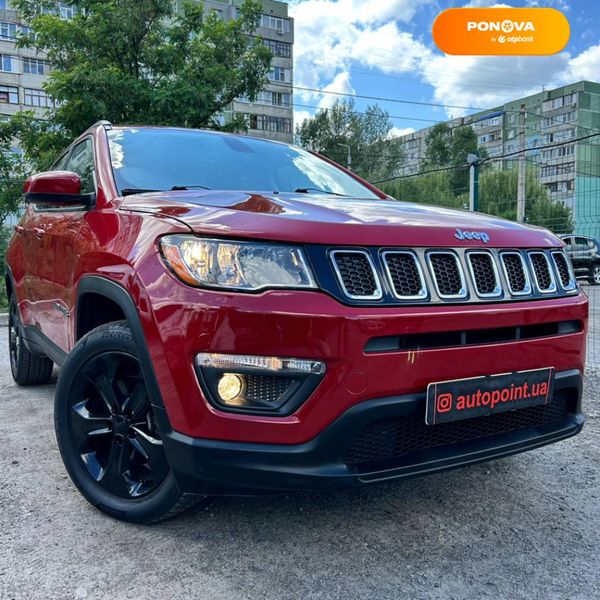 Jeep Compass, 2017, Бензин, 2.36 л., 156 тис. км, Позашляховик / Кросовер, Червоний, Суми 107187 фото