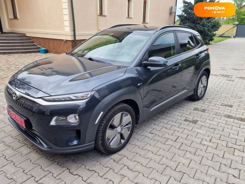 Hyundai Kona, 2019, Електро, 111 тыс. км, Внедорожник / Кроссовер, Серый, Черновцы Cars-Pr-63603 фото