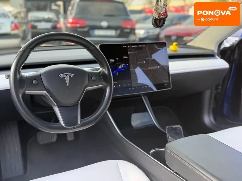 Tesla Model 3, 2019 р., Електро, 109 тис. км, Седан, Синій, Дніпро (Дніпропетровськ) AT-10417791 фото