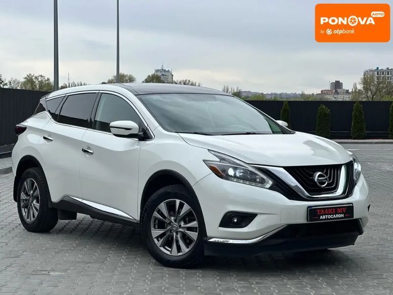 Nissan Murano, 2018 г., Газ пропан-бутан / Бензин, 115 тыс. км, Внедорожник / Кроссовер, Белый, Днепр (Днепропетровск) AT-10417258 фото