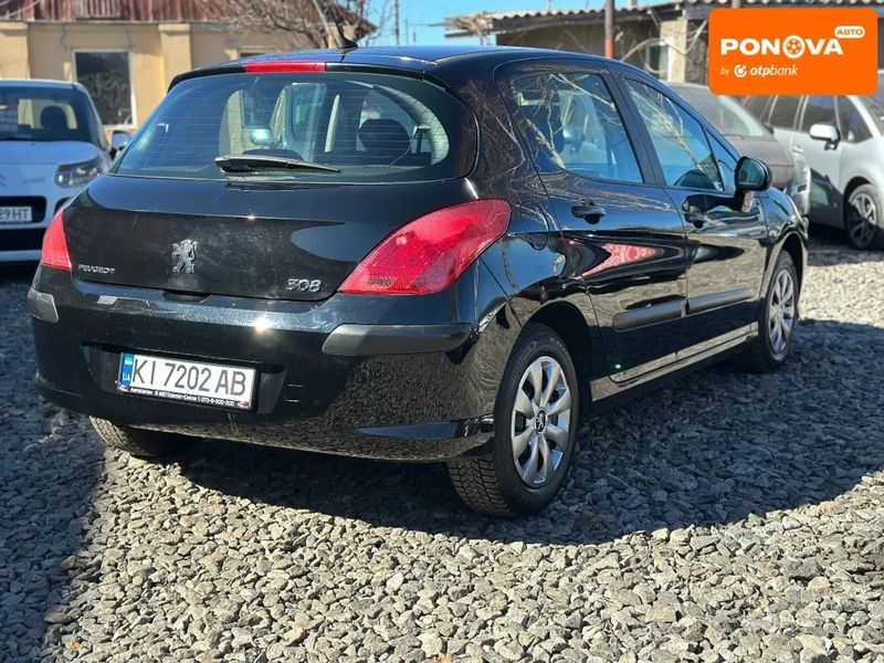 Peugeot 308, 2008 р., Бензин, 291 тис. км, Хетчбек, Чорний, Сміла AT-10411865 фото