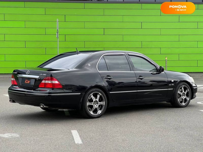 Lexus LS, 2005, Газ пропан-бутан / Бензин, 4.3 л., 259 тис. км, Седан, Чорний, Київ 7709 фото