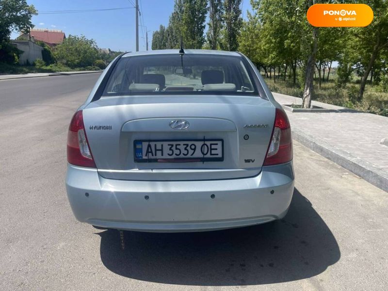 Hyundai Accent, 2008, Бензин, 1.4 л., 180 тис. км, Седан, Синій, Миколаїв Cars-Pr-68430 фото