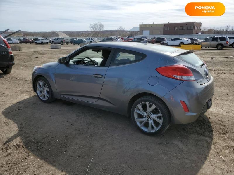 Hyundai Veloster, 2016, Бензин, 1.6 л., 116 тис. км, Хетчбек, Сірий, Мукачево Cars-EU-US-KR-41365 фото