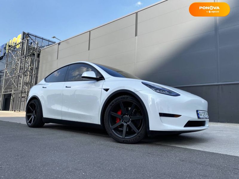 Tesla Model Y, 2020, Електро, 89 тис. км, Позашляховик / Кросовер, Білий, Київ 109943 фото