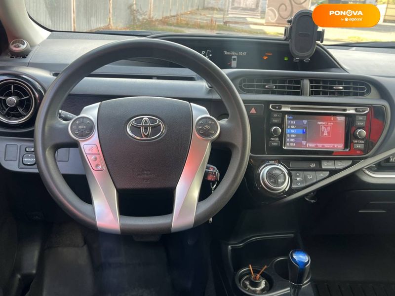 Toyota Prius C, 2016, Гибрид (HEV), 1.5 л., 48 тыс. км, Хетчбек, Чорный, Одесса 9308 фото